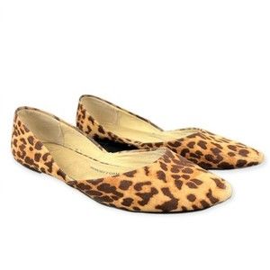 Time and Tru Leopard Print Pointed Toe Flats Sz. 7.5
